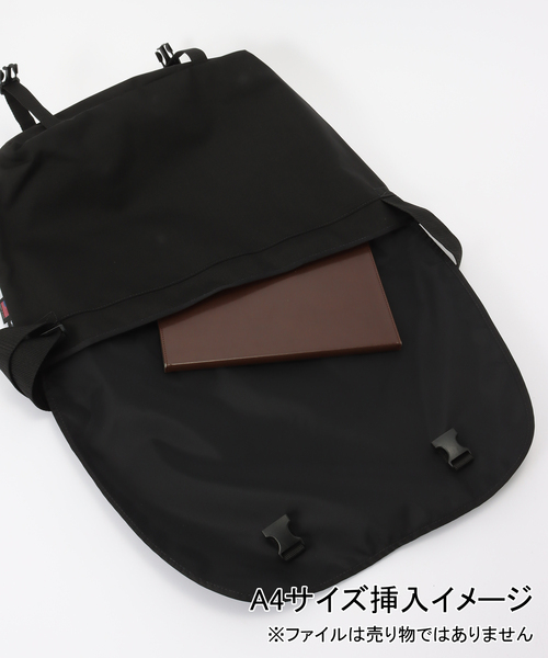 OUTDOOR PRODUCTS（アウトドアプロダクツ）の「OUTDOOR PRODUCTS USA SHOULDERBAG（ショルダーバッグ・レディース・ブラック・FREE）」の2枚目の写真