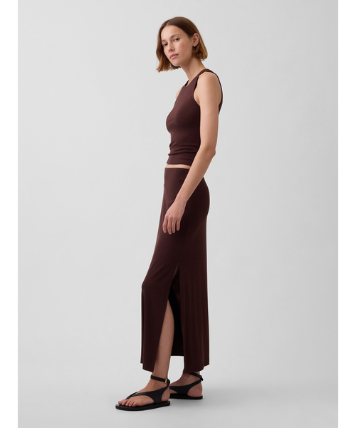 GAP(ギャップ)の「ジャージー マキシスカート(スカート・レディース・ブラック/ブラウン・XXS/L/M/S/XS)」の6枚目の写真