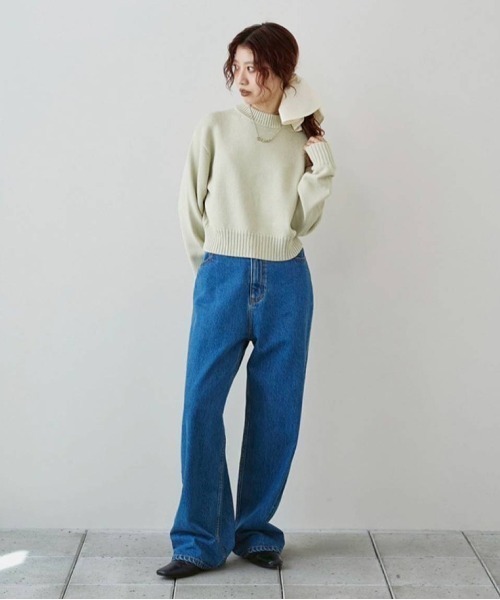 TODAYFUL(トゥデイフル)の「Cary's Denim(デニムパンツ・レディース・ブルー・25inch/24inch/23inch/26inch)」の8枚目の写真