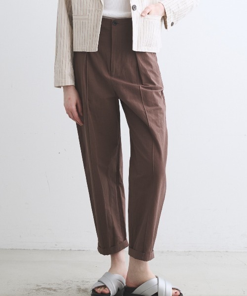 three dots(スリードッツ)の「デザートウェザー パンツ(その他パンツ・レディース・ブラック系その他/ベージュ/レッド系その他/レッド/ブラウン・MEDIUM/SMALL)」の3枚目の写真