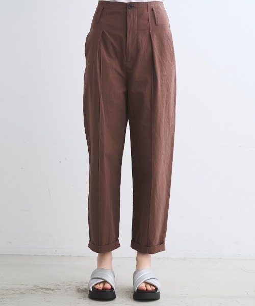 three dots(スリードッツ)の「デザートウェザー パンツ(その他パンツ・レディース・ブラック系その他/ベージュ/レッド系その他/レッド/ブラウン・MEDIUM/SMALL)」の17枚目の写真