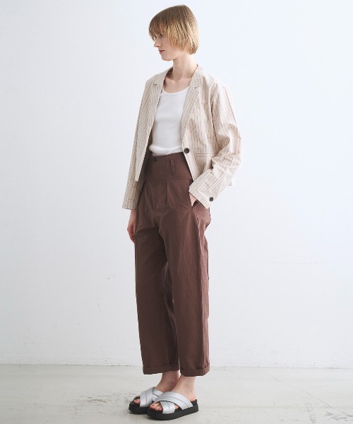 three dots(スリードッツ)の「デザートウェザー パンツ(その他パンツ・レディース・ブラック系その他/ベージュ/レッド系その他/レッド/ブラウン・MEDIUM/SMALL)」の13枚目の写真