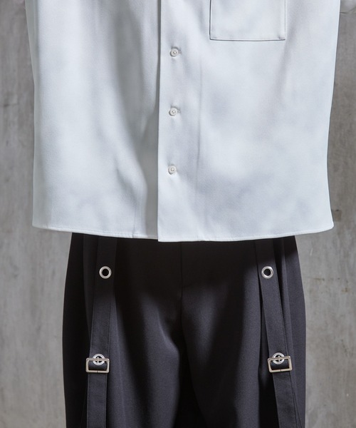 SERACE(セラス)の「【SERACE】2way loose drape vintage patterned short sleeve shirt / 2wayルーズドレープヴィンテージ柄半袖シャツ(シャツ/ブラウス・メンズ・ブラック/ホワイト・L/M/S)」の15枚目の写真