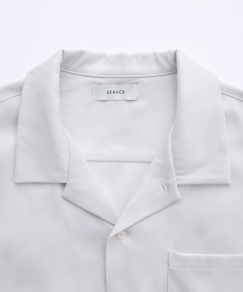 SERACE(セラス)の「【SERACE】2way loose drape vintage patterned short sleeve shirt / 2wayルーズドレープヴィンテージ柄半袖シャツ(シャツ/ブラウス・メンズ・ブラック/ホワイト・L/M/S)」の18枚目の写真