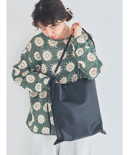 Samansa Mos2（サマンサ モスモス）の「モチーフ編みニットプルオーバー（ニット/セーター・レディース・ミント・F）」の5枚目の写真