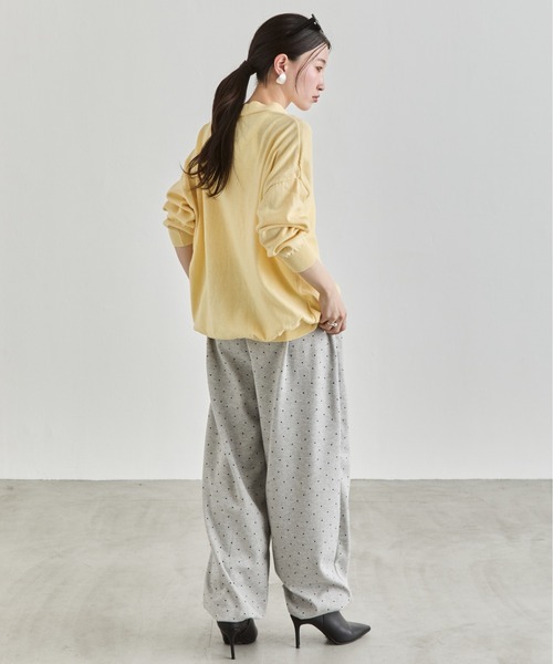 NUJOH（ヌゾ）の「Loose Knit Cardigan / ルーズニットカーディガン（カーディガン/ボレロ・レディース・ライトブルー/ホワイト/イエロー/グレー・FREE）」の6枚目の写真