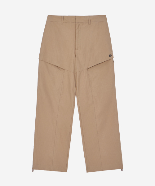 KALAPATTHAR(カラパタール)の「CN Wide Ankle Zipped Cargo Pants - BEIGE(その他パンツ・メンズ・その他・MEDIUM/LARGE/X-LARGE)」の2枚目の写真