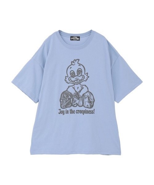 Candy Stripper(キャンディストリッパー)の「CREEPINESS BIG Tシャツ(Tシャツ/カットソー・レディース・パープル/チャコール/オフホワイト/ブルー・FREE)」の3枚目の写真