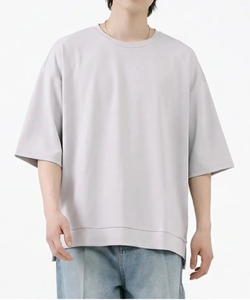 revertical(リバーティカル)の「オーバーサイズ クルーネック 半袖Tシャツ(Tシャツ/カットソー・メンズ・ブラック/ブラウン/グレー/グリーン/ブルー/ベージュ・MEDIUM/SMALL/LARGE)」の12枚目の写真