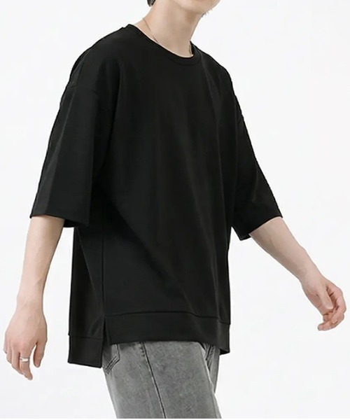 revertical(リバーティカル)の「オーバーサイズ クルーネック 半袖Tシャツ(Tシャツ/カットソー・メンズ・ブラック/ブラウン/グレー/グリーン/ブルー/ベージュ・MEDIUM/SMALL/LARGE)」の7枚目の写真