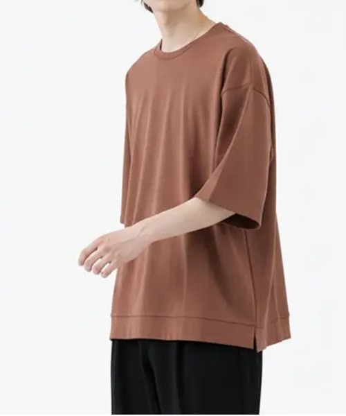revertical(リバーティカル)の「オーバーサイズ クルーネック 半袖Tシャツ(Tシャツ/カットソー・メンズ・ブラック/ブラウン/グレー/グリーン/ブルー/ベージュ・MEDIUM/SMALL/LARGE)」の17枚目の写真