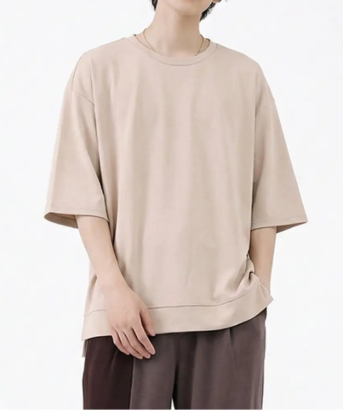 revertical(リバーティカル)の「オーバーサイズ クルーネック 半袖Tシャツ(Tシャツ/カットソー・メンズ・ブラック/ブラウン/グレー/グリーン/ブルー/ベージュ・MEDIUM/SMALL/LARGE)」の22枚目の写真