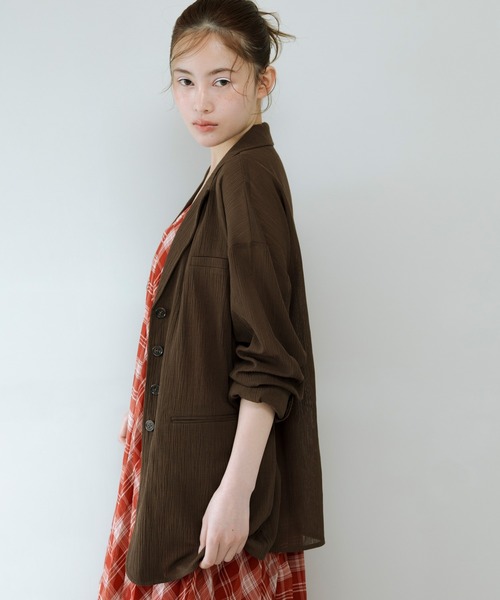 KBF（ケイビーエフ）の「チェックプリーツキャミワンピース（ワンピース・レディース・レッド系その他/ブラウン系その他/ブラック系その他・ONE）」の19枚目の写真