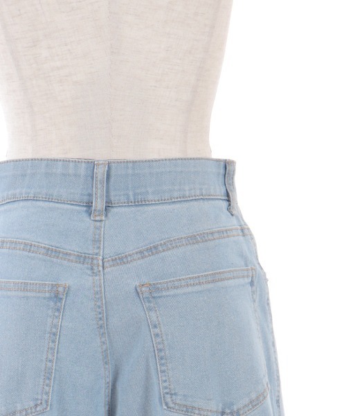 axes femme（アクシーズファム）の「フラワー刺繍裏ゴムデニムＰＴ（その他パンツ・レディース・ケミカルウォッシュ/インディゴブルー・MEDIUM/LARGE）」の6枚目の写真