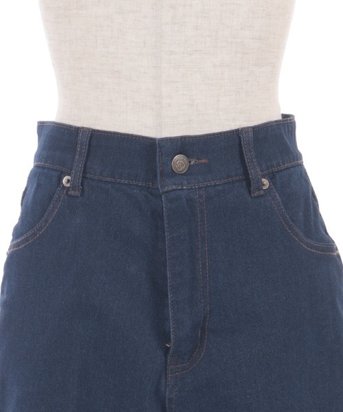 axes femme（アクシーズファム）の「フラワー刺繍裏ゴムデニムＰＴ（その他パンツ・レディース・ケミカルウォッシュ/インディゴブルー・MEDIUM/LARGE）」の11枚目の写真