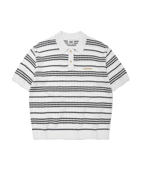 Wacky WiLLy(ワッキーウィリー)の「ベーシックロゴストライプカラーセータークリーム(ニット/セーター・レディース・その他・SMALL/MEDIUM/LARGE/X-LARGE)」の2枚目の写真