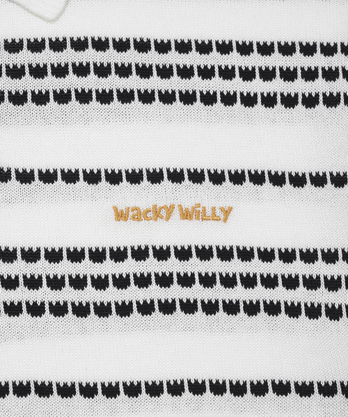 Wacky WiLLy(ワッキーウィリー)の「ベーシックロゴストライプカラーセータークリーム(ニット/セーター・レディース・その他・SMALL/MEDIUM/LARGE/X-LARGE)」の5枚目の写真