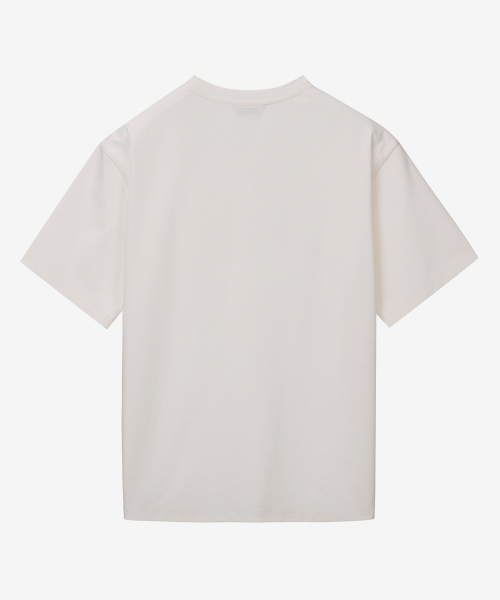 MINDBRIDGE(マインドブリッジ)の「組織変形ポケットセミオーバーフィットTシャツ - 3color MYTS3121(Tシャツ/カットソー・メンズ・ブラウン/ピンク/クリーム・100/95/105/110)」の5枚目の写真