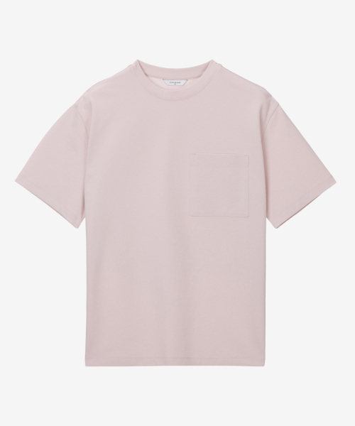 MINDBRIDGE(マインドブリッジ)の「組織変形ポケットセミオーバーフィットTシャツ - 3color MYTS3121(Tシャツ/カットソー・メンズ・ブラウン/ピンク/クリーム・100/95/105/110)」の6枚目の写真