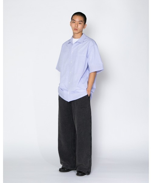 APPLEBUM（アップルバム）の「Powder-Dye Wide Sweat Pants（スウェットパンツ・メンズ・ブラック・MEDIUM/LARGE/X-LARGE）」の11枚目の写真