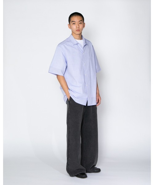 APPLEBUM（アップルバム）の「Powder-Dye Wide Sweat Pants（スウェットパンツ・メンズ・ブラック・MEDIUM/LARGE/X-LARGE）」の7枚目の写真