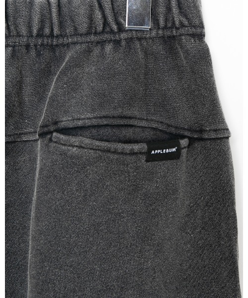 APPLEBUM（アップルバム）の「Powder-Dye Wide Sweat Pants（スウェットパンツ・メンズ・ブラック・MEDIUM/LARGE/X-LARGE）」の4枚目の写真