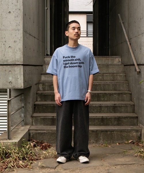 APPLEBUM（アップルバム）の「Powder-Dye Wide Sweat Pants（スウェットパンツ・メンズ・ブラック・MEDIUM/LARGE/X-LARGE）」の13枚目の写真