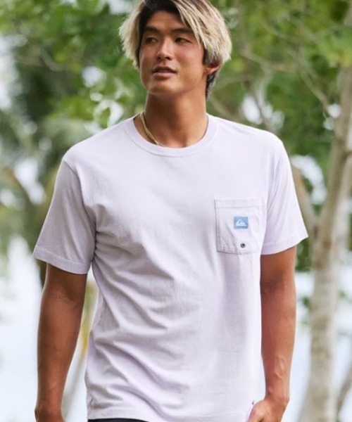 Quiksilver(クイックシルバー)の「クイックシルバー QUIKSILVER PG EVERYDAY POCKET ST(Tシャツ/カットソー・メンズ・ホワイト/パープル/ブルー/ブラック/ピンク・M/L/LL)」の2枚目の写真