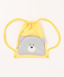 KP DECO（ケーピーデコ）の「くま顔 ナップサック（バックパック/リュック）」