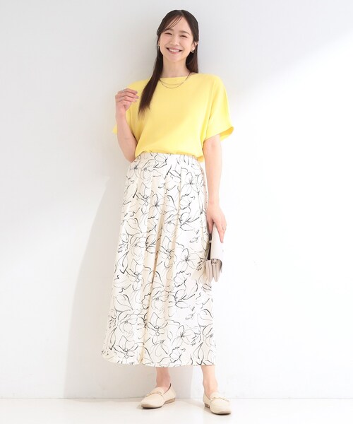 SHOO・LA・RUE(シューラルー)の「【S-LL/柄が選べる】大人上品な花柄でコーデが彩る アソートプリントスカーチョ(その他パンツ・レディース・グリーン系5/ブラック系6/ダークブラウン系6/アイボリー系6・04/03/02/01)」の15枚目の写真