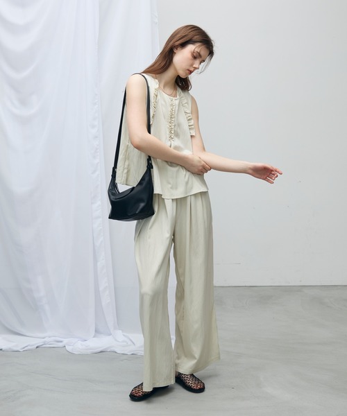 Aunue（オーヌ）の「【ハンドバッグからショルダーまで調整可能】3way ミニラウンドショルダー/ハンドバッグ（トートバッグ・レディース・ブラウン/キャメル/ブラック・FREE）」の18枚目の写真
