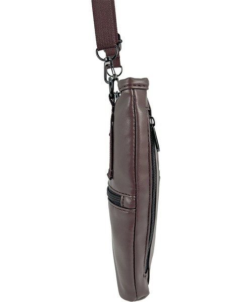 JEMORGAN(ジェーイーモーガン)の「JEMORGAN/ジェーイーモーガン PUレザーシザーバッグ/ミニショルダーバッグ/スマホショルダー(ショルダーバッグ・メンズ・ブラウン/ブラック・FREE)」の10枚目の写真