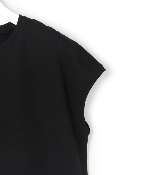 23区 S(ニジュウサンクチイサイサイズ)の「ハイエンド フレンチスリーブ Tシャツ(Tシャツ/カットソー・レディース・ライトグリーン系/ダークブラウン系/ブラック系/ホワイト系・32)」の18枚目の写真