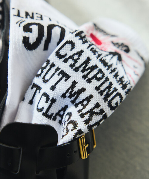 COLEMAN(コールマン)の「Coleman/コールマン 別注ColemanSocks insect shield【虫よけソックス】(ソックス/靴下・メンズ・ブラック/ホワイト/オレンジ/ネイビー・ONE SIZE)」の10枚目の写真