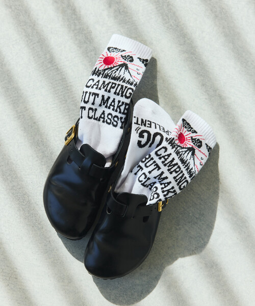 COLEMAN(コールマン)の「Coleman/コールマン 別注ColemanSocks insect shield【虫よけソックス】(ソックス/靴下・メンズ・ブラック/ホワイト/オレンジ/ネイビー・ONE SIZE)」の11枚目の写真