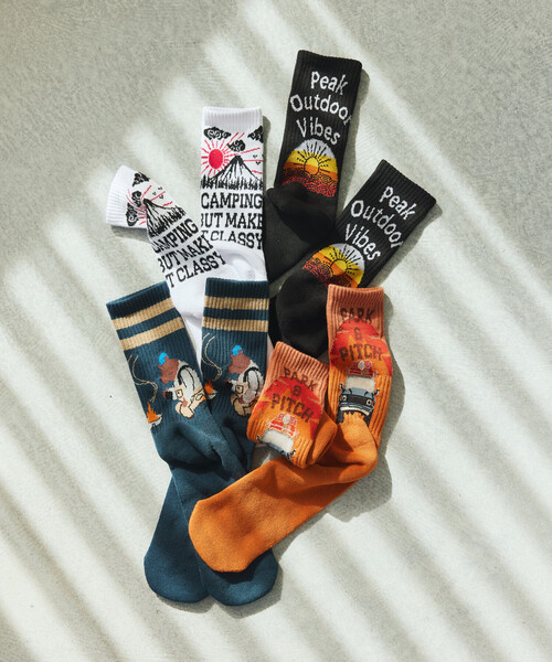 COLEMAN(コールマン)の「Coleman/コールマン 別注ColemanSocks insect shield【虫よけソックス】(ソックス/靴下・メンズ・ブラック/ホワイト/オレンジ/ネイビー・ONE SIZE)」の20枚目の写真