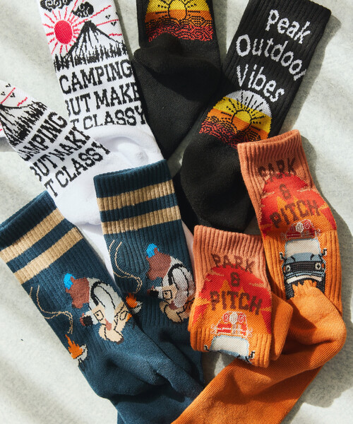 COLEMAN(コールマン)の「Coleman/コールマン 別注ColemanSocks insect shield【虫よけソックス】(ソックス/靴下・メンズ・ブラック/ホワイト/オレンジ/ネイビー・ONE SIZE)」の21枚目の写真