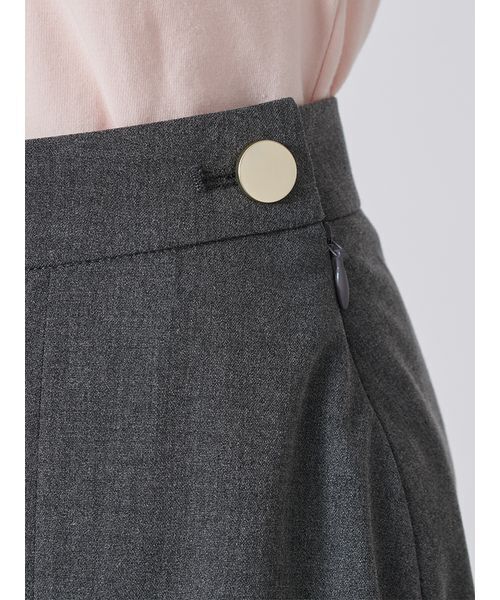 SNIDEL（スナイデル）の「レイヤードミニスカショーパン（その他パンツ・レディース・チェック/グレー/ブラック・0/1）」の9枚目の写真