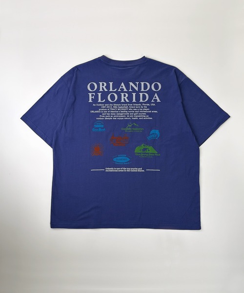 T-MAC OUTING(ティーマック アウティング)の「フロッキープリント 半袖Tシャツ(Tシャツ/カットソー・メンズ・ホワイト/グリーン/チャコール/ブルー・M/L/LL)」の4枚目の写真