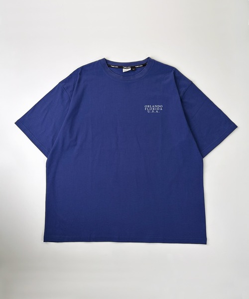 T-MAC OUTING(ティーマック アウティング)の「フロッキープリント 半袖Tシャツ(Tシャツ/カットソー・メンズ・ホワイト/グリーン/チャコール/ブルー・M/L/LL)」の14枚目の写真