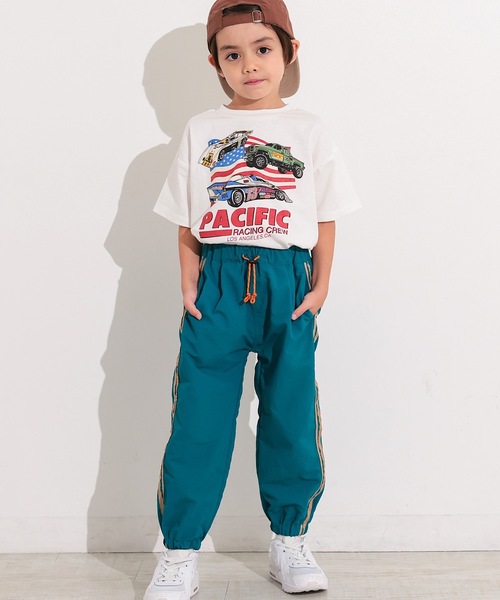 Ocean&Ground（オーシャン&グラウンド）の「【撥水加工】ナイロンアスレチックパンツ（その他パンツ・キッズ・ブラック/ダークブルー/キナリ/ベージュ・80/95/90/140/130/120/110/100）」の17枚目の写真