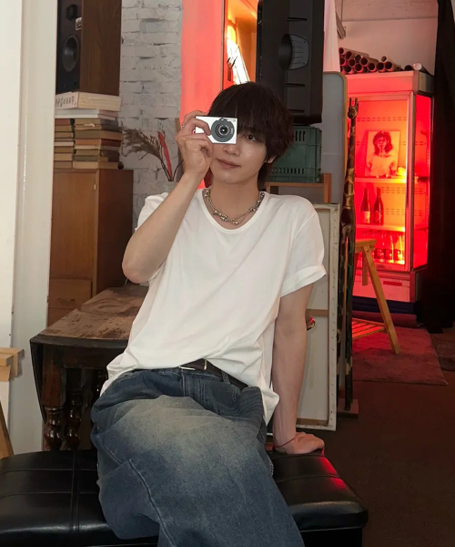 SENTAIR(センテア)の「コンフォートUネック半袖Tシャツ_3カラー(Tシャツ/カットソー・メンズ・ライトグレー/ブラック/アイボリー・FREE)」の6枚目の写真