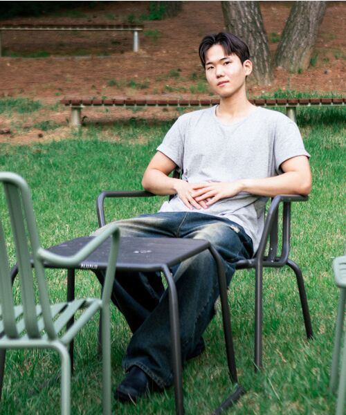 SENTAIR(センテア)の「コンフォートUネック半袖Tシャツ_3カラー(Tシャツ/カットソー・メンズ・ライトグレー/ブラック/アイボリー・FREE)」の15枚目の写真