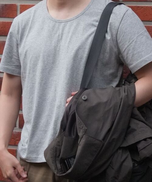 SENTAIR(センテア)の「コンフォートUネック半袖Tシャツ_3カラー(Tシャツ/カットソー・メンズ・ライトグレー/ブラック/アイボリー・FREE)」の22枚目の写真