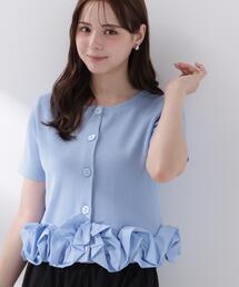 PROPORTION BODY DRESSING（プロポーションボディドレッシング）の「＜ａ＞半袖ホイップヘムカーディガン / 1216279501（カーディガン/ボレロ）」