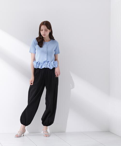PROPORTION BODY DRESSING(プロポーションボディドレッシング)の「<a>半袖ホイップヘムカーディガン / 1216279501(カーディガン/ボレロ・レディース・ブルー/ホワイト/ネイビー・FREE)」の14枚目の写真