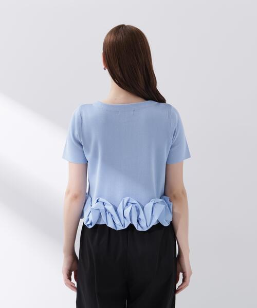 PROPORTION BODY DRESSING(プロポーションボディドレッシング)の「<a>半袖ホイップヘムカーディガン / 1216279501(カーディガン/ボレロ・レディース・ブルー/ホワイト/ネイビー・FREE)」の18枚目の写真