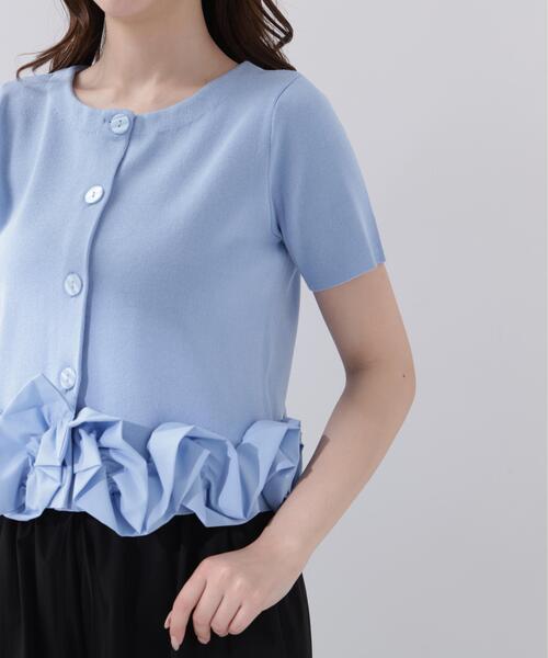 PROPORTION BODY DRESSING(プロポーションボディドレッシング)の「<a>半袖ホイップヘムカーディガン / 1216279501(カーディガン/ボレロ・レディース・ブルー/ホワイト/ネイビー・FREE)」の20枚目の写真
