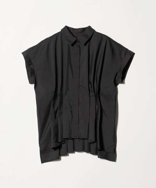 A DAY IN THE LIFE UNITED ARROWS(アデイインザライフユナイテッドアローズ)の「フロントタック ショートスリーブブラウス <A DAY IN THE LIFE>(シャツ/ブラウス・レディース・その他1/オフホワイト/ライトピンク/ブラック・FREE)」の8枚目の写真