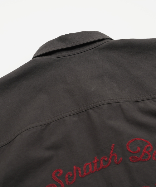 FRIZMWORKS（フリズムワークス）の「SCRATCH BUILT MOTORS HALF SHIRT _ CHARCOAL（シャツ/ブラウス・メンズ・その他・MEDIUM/LARGE/X-LARGE）」の6枚目の写真